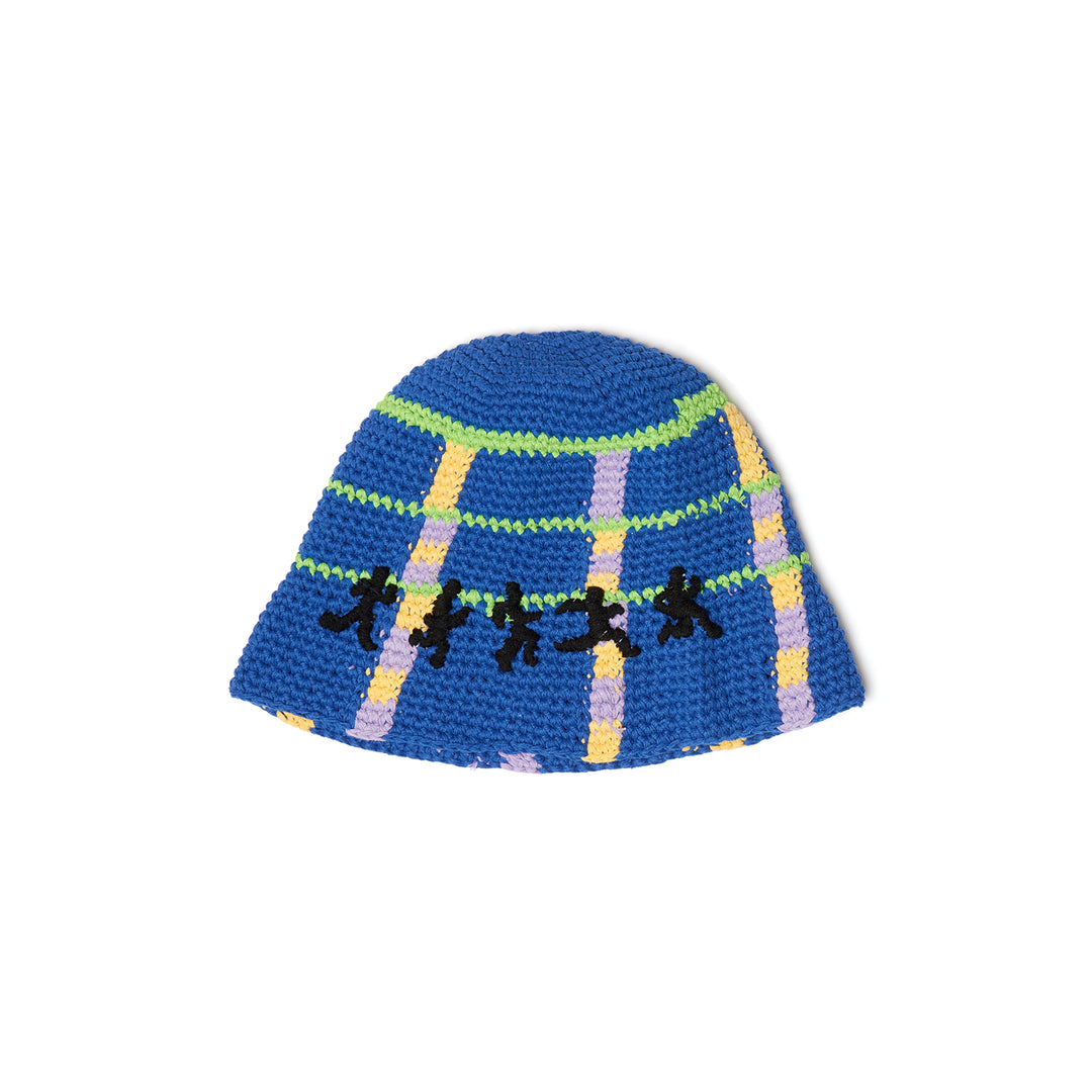 KidSuper Studios Running Man Crochet Hat - Blue