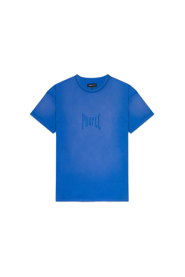 Purple Brand P101 Blue JUCB224 Uppercut T-Shirt - Blue