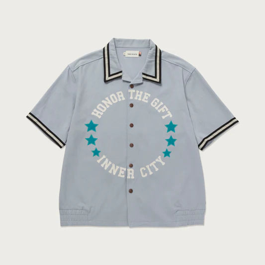 Honor The Gift Tradition S/S Snap Button Up - Stone