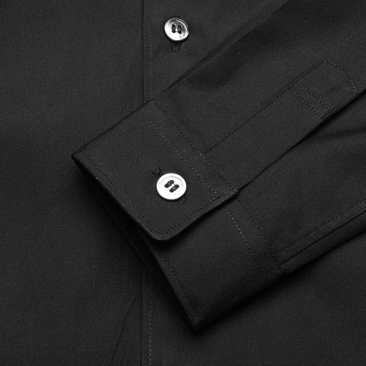Comme Des Garcons Kids For Children Button Up Shirt - Black - AZ-B501-100-1