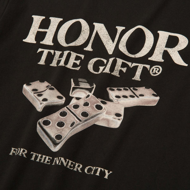 Honor The Gift Dominos Tee - Black