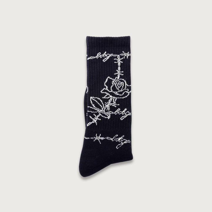 Honor The Gift HTG Rose Wire Sock - Black