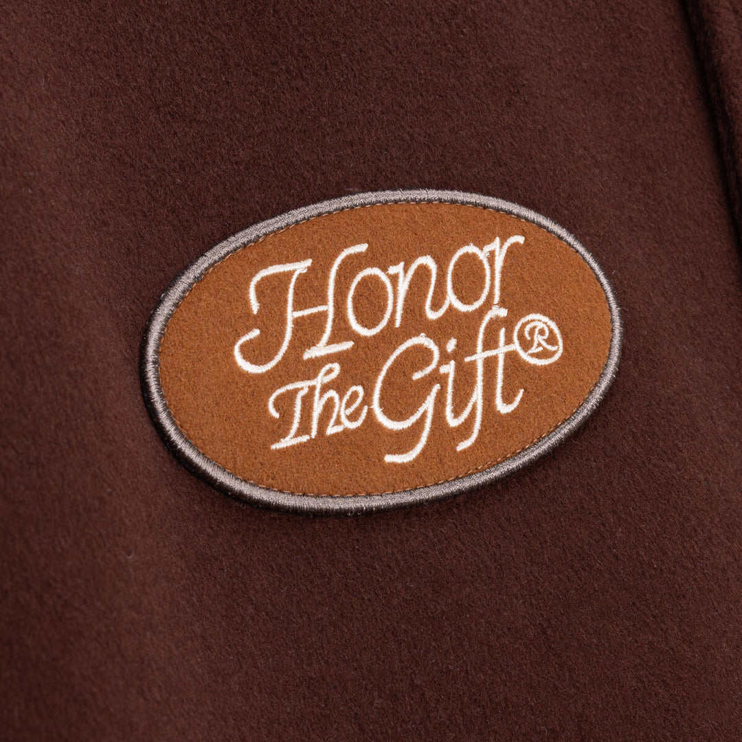 Honor The Gift HTG Letterman Jacket - Brown