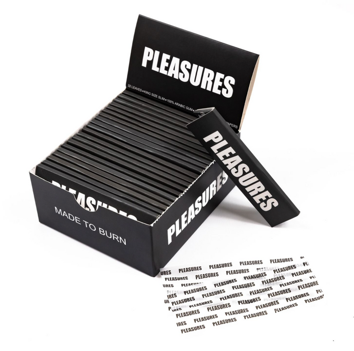 PLEASURES ROLLING PAPERS (PACK OF 50) - BLACK