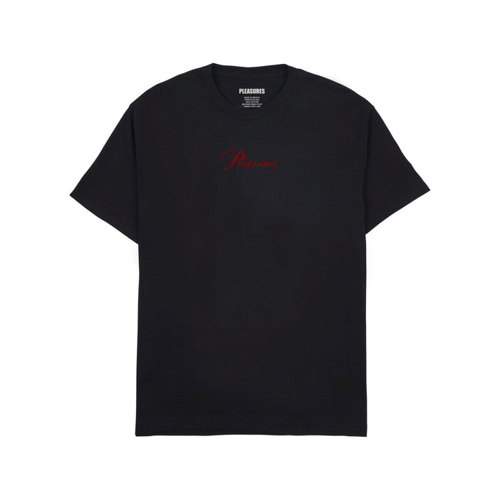 PLEASURES STACK T-SHIRT - BLACK