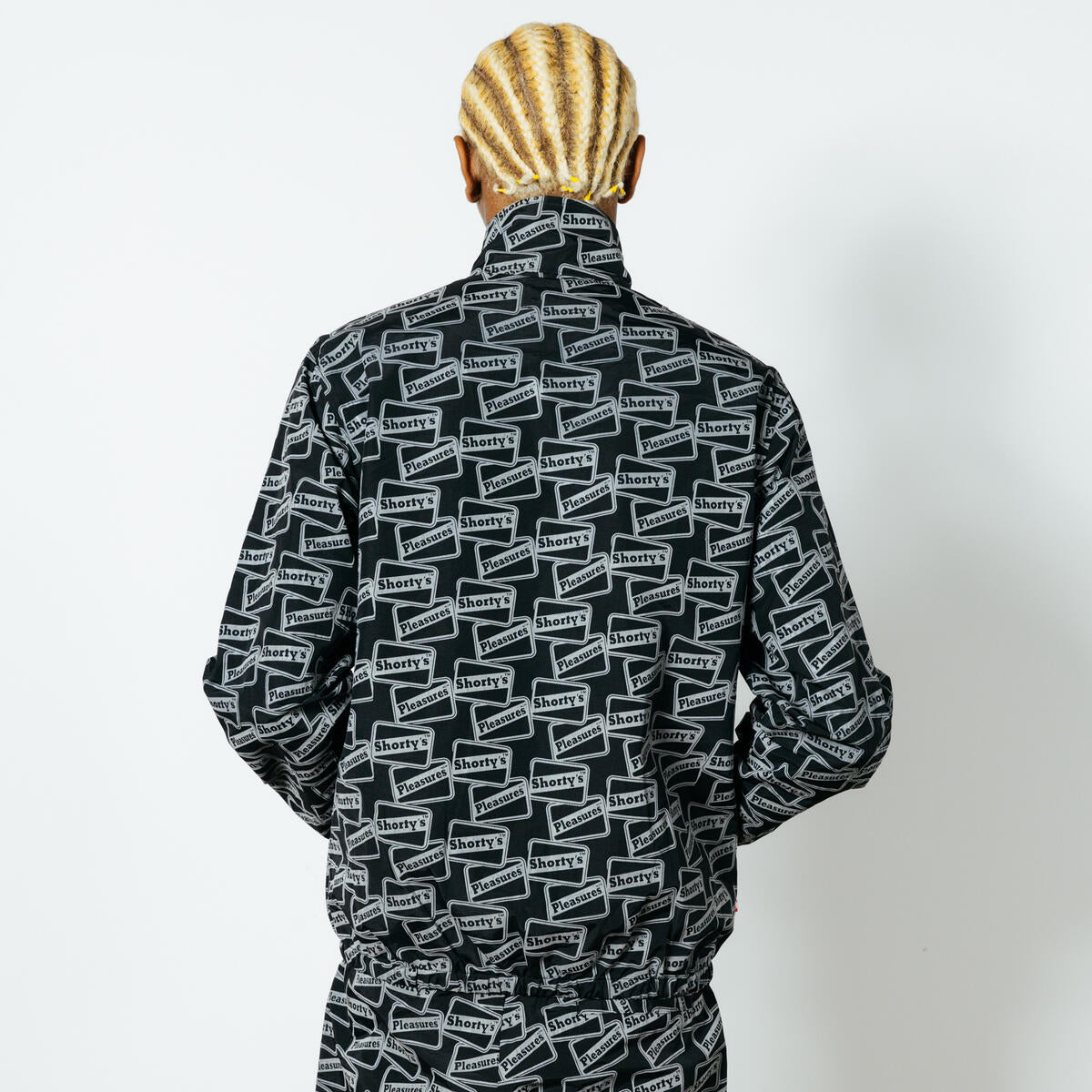 PLEASURES REFLECTIVE TRACK JACKET - BLACK – Privei