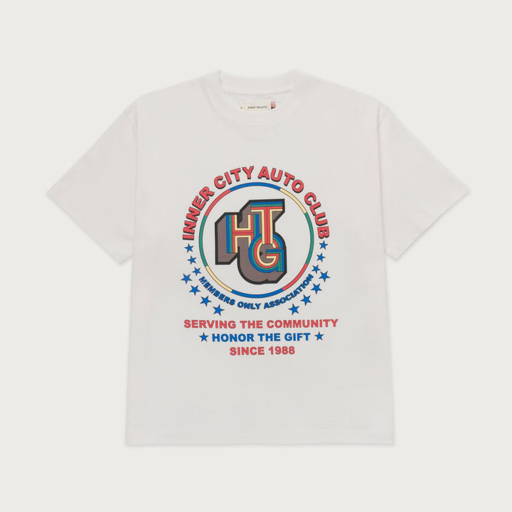 Honor The Gift Auto Association Tee - Bone