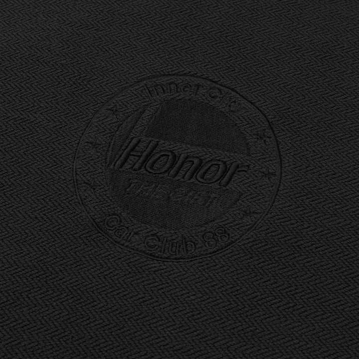 Honor The Gift Race Herringbone Hoodie - Black