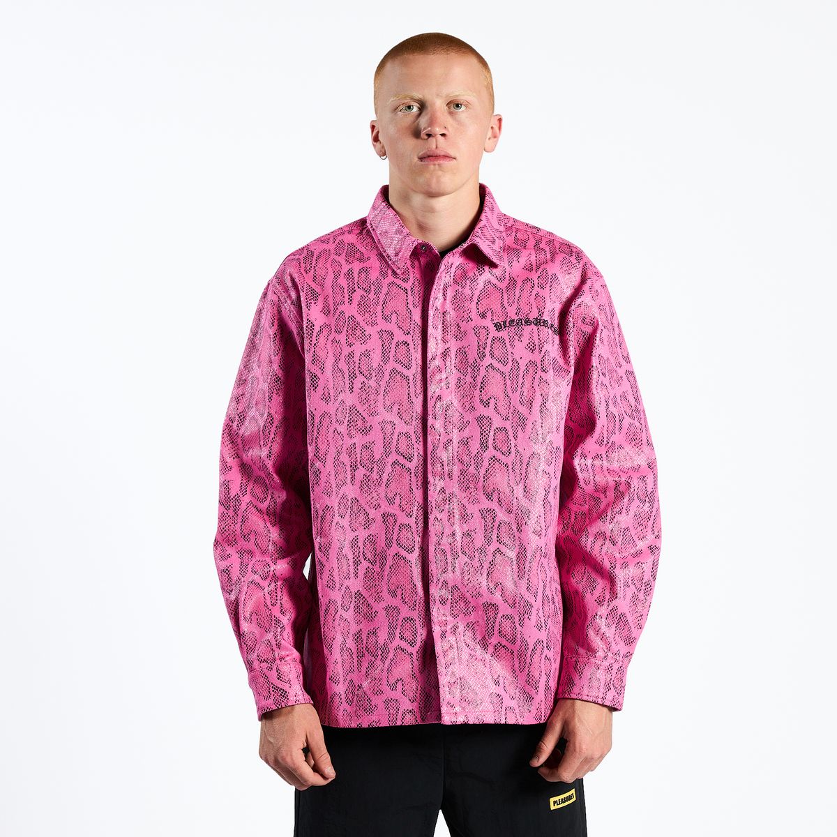 PLEASURES ANACONDA OVERSHIRT - FUCHSIA – Privei