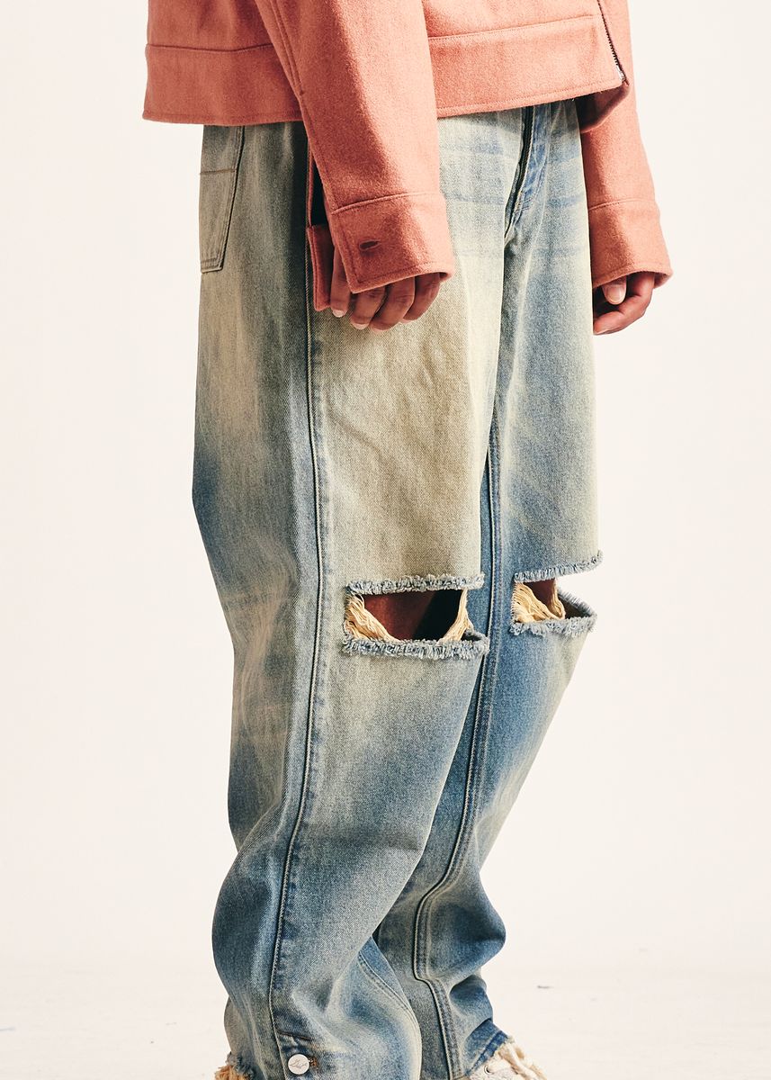 Diet Starts Monday Distressed Denim - Washed Indigo