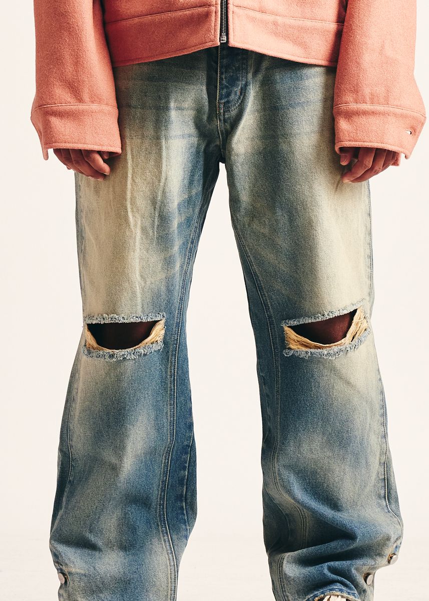 Diet Starts Monday Distressed Denim - Washed Indigo