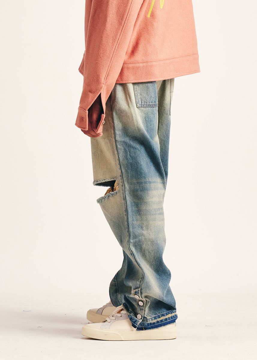 Diet Starts Monday Distressed Denim - Washed Indigo