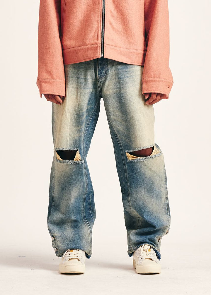 Diet Starts Monday Distressed Denim - Washed Indigo