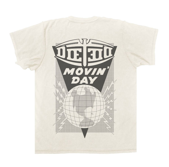 Diet Starts Monday Movin Day Tee - Antique White