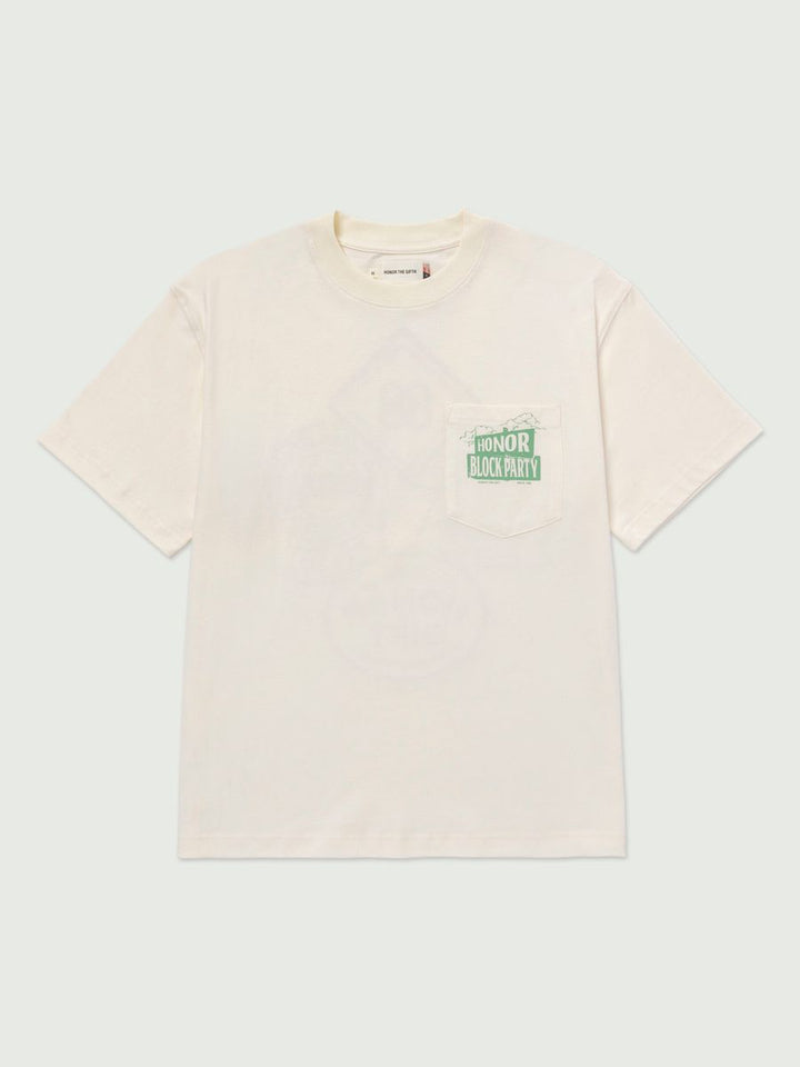 Honor The Gift 88 Block T-Shirt - Bone