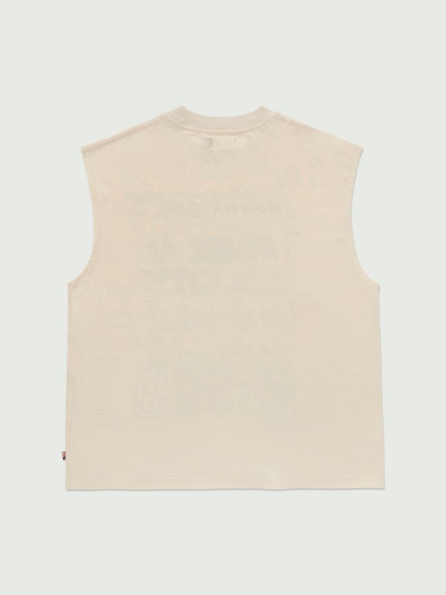 Honor The Gift Block Party Cut-Off - Bone