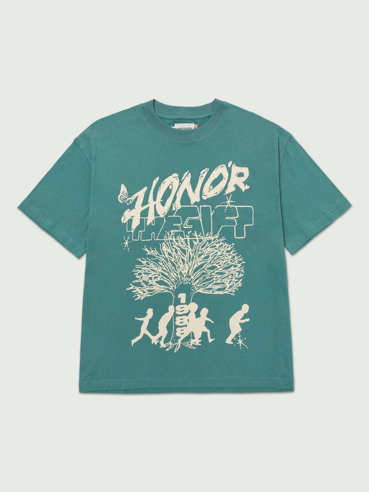 Honor The Gift Family Tree T-Shirt - Green