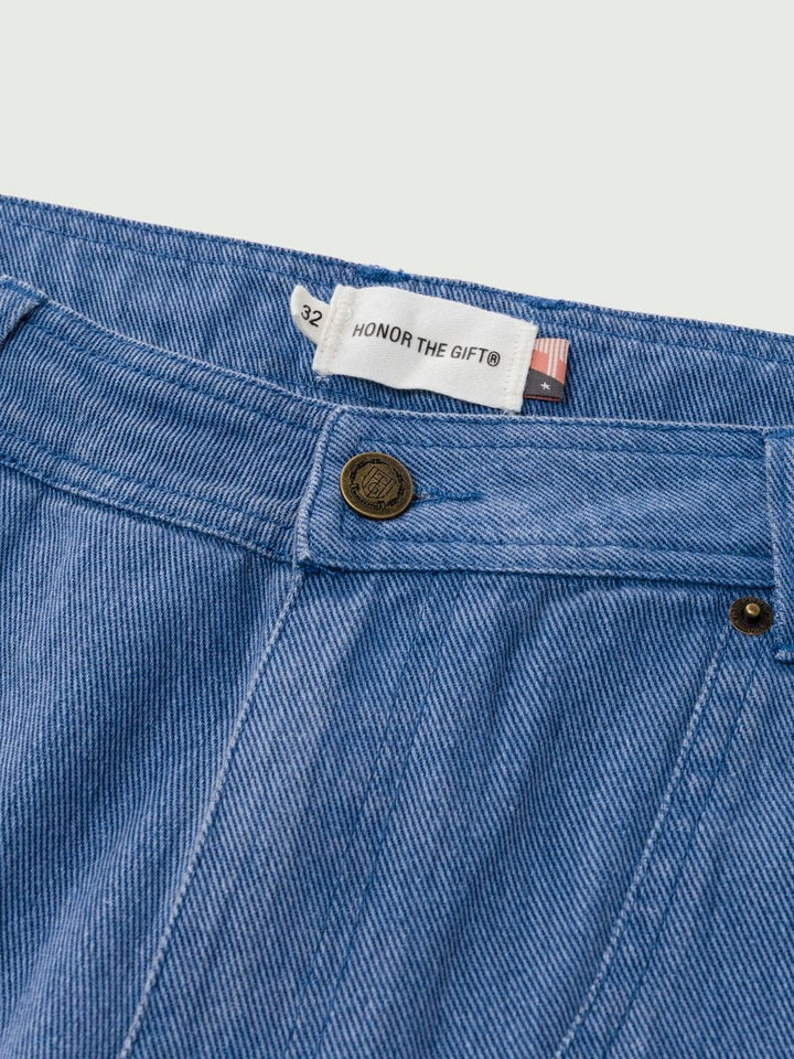 Honor The Gift Twill Carpenter Short - Blue