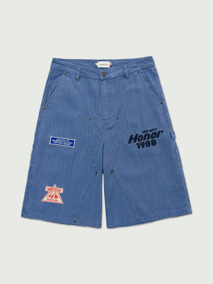 Honor The Gift Twill Carpenter Short - Blue