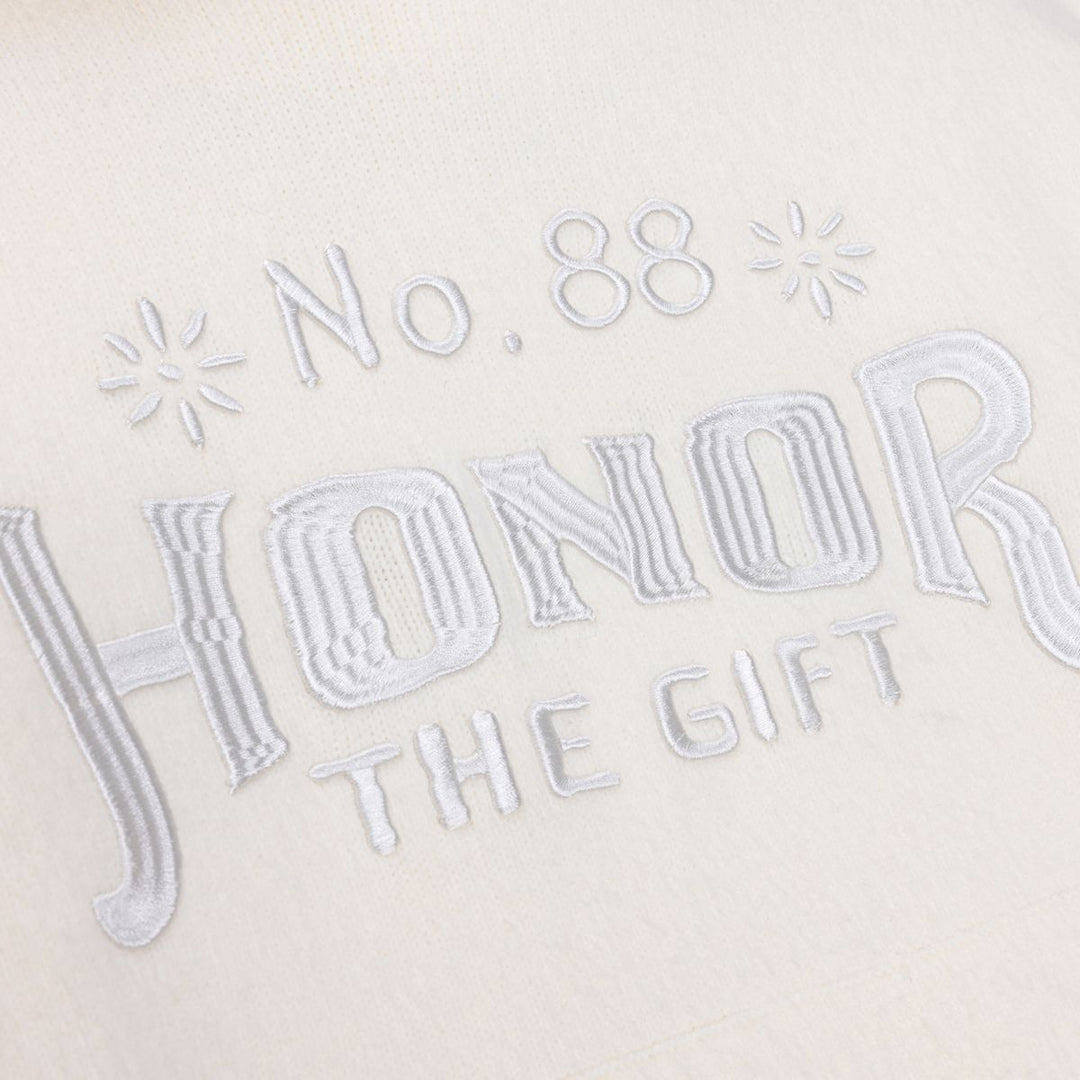 Honor The Gift Art Knit Hoodie - Bone