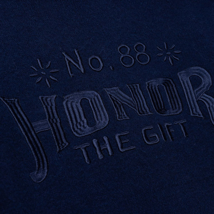 Honor The Gift Art Knit Hoodie - Navy