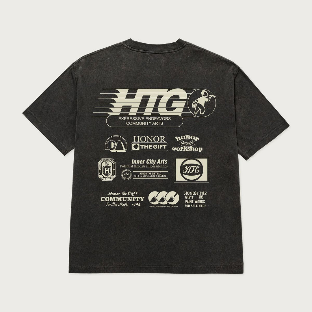 Honor The Gift Paint Works Tee - Black