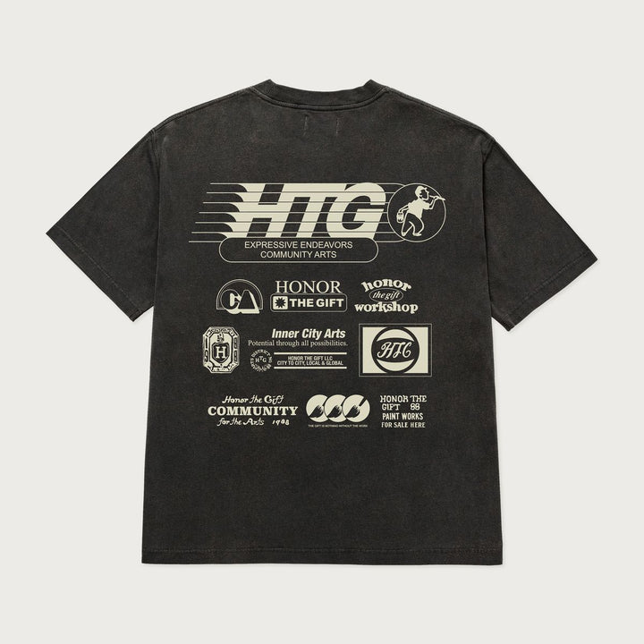Honor The Gift Paint Works Tee - Black