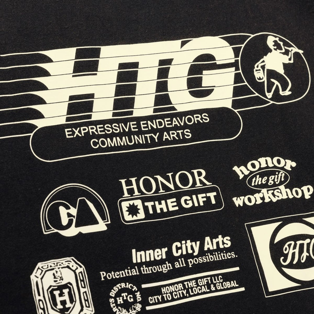 Honor The Gift Paint Works Tee - Black
