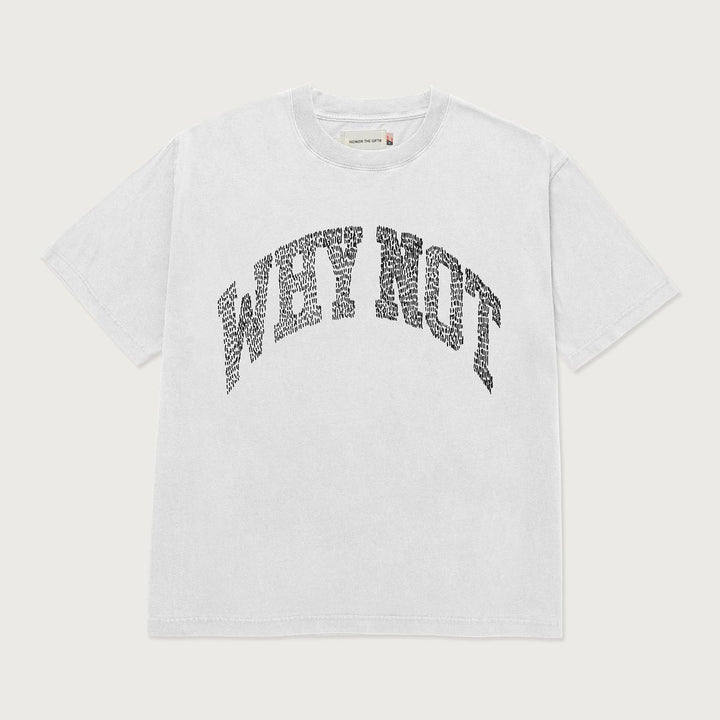 Honor The Gift WHY NOT S/S Tee - White