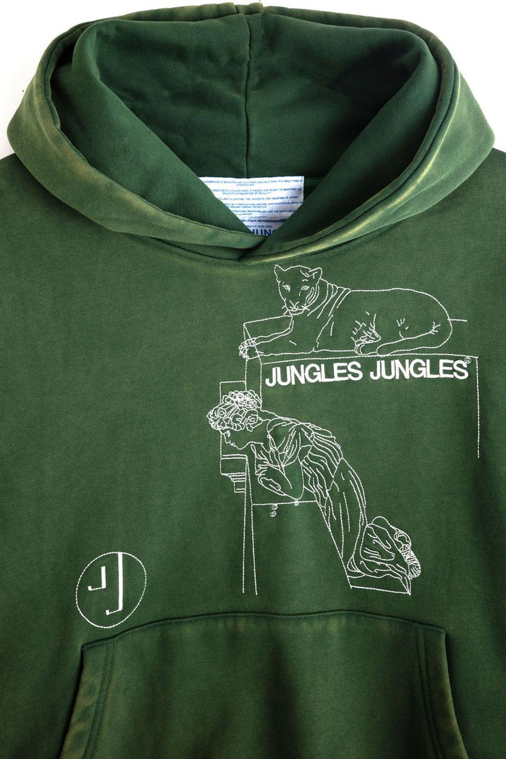 JUNGLES Looking Downward Hoodie - Green