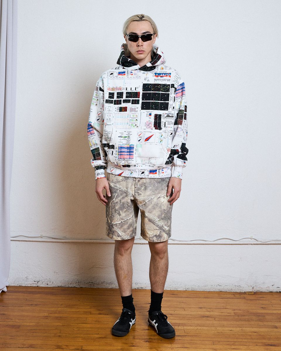 PLEASURES HUNT CANVAS JORTS - SAND CAMO
