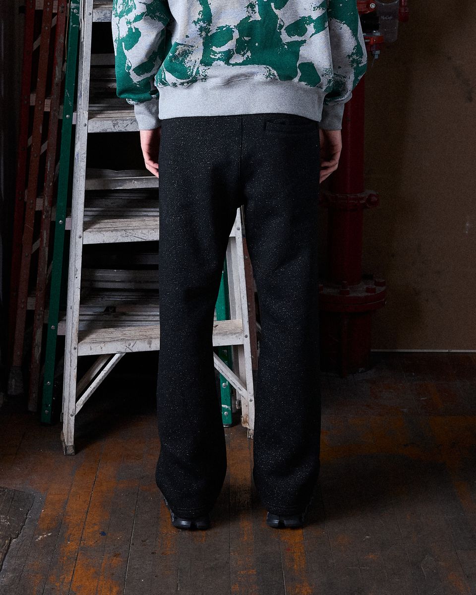 PLEASURES STARRY SWEATPANTS - BLACK