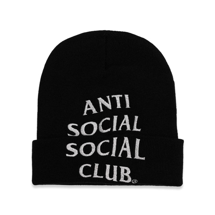 Anti Social Social Club EMBROIDERED BEANIE - Black