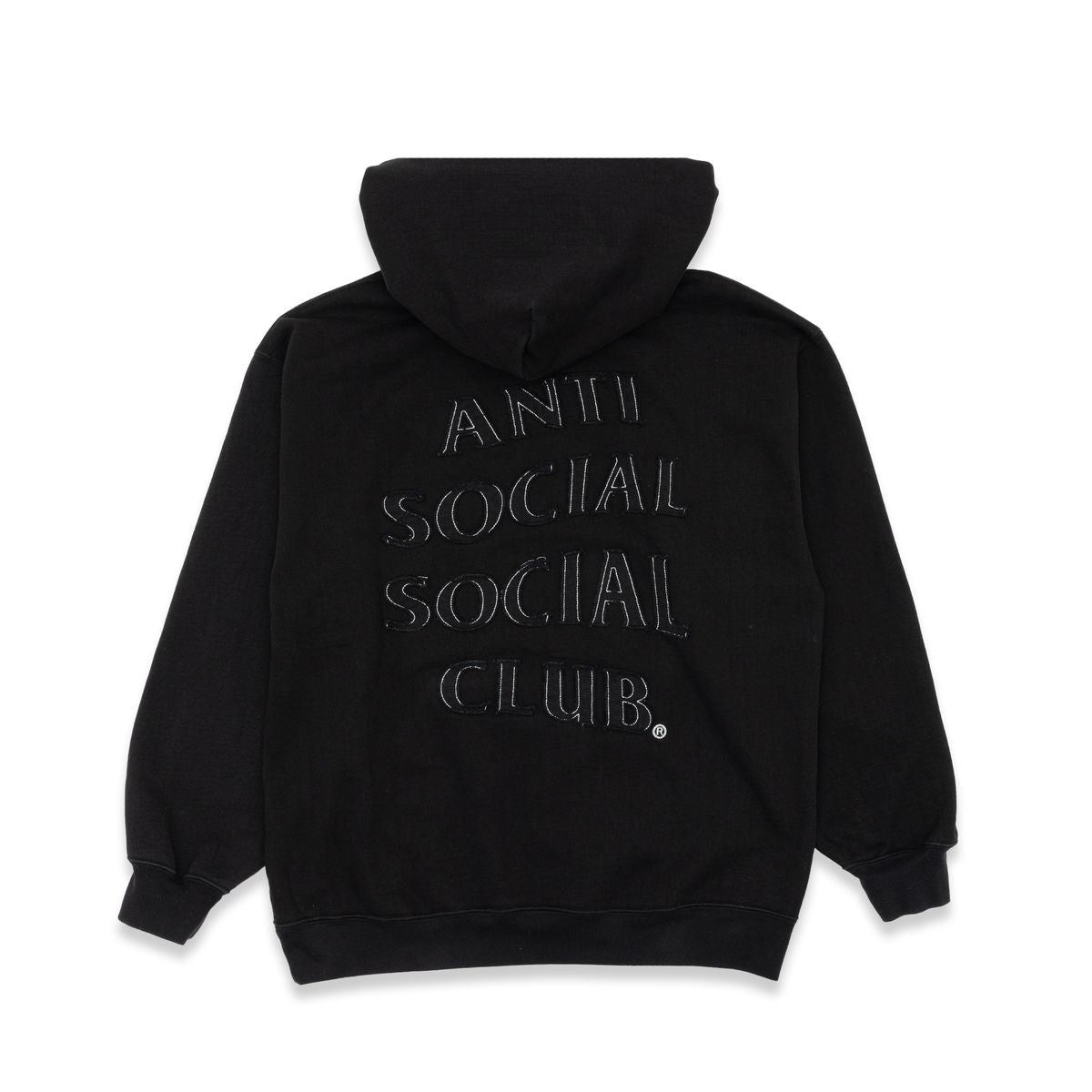 Anti Social Social Club APPLIQUE MIND GAMES HOODIE - Black – Privei