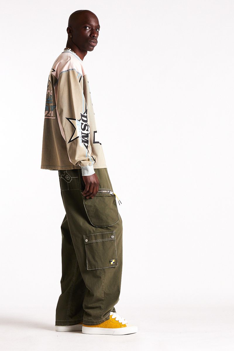 Diet Starts Monday Supercross Long Sleeve - Pink/Grey