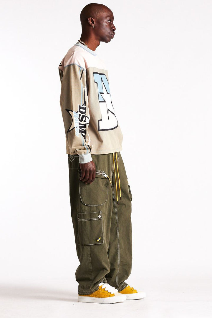 Diet Starts Monday Supercross Long Sleeve - Pink/Grey