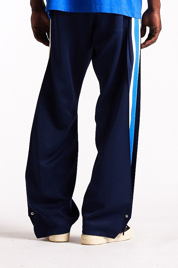 Diet Starts Monday Striped Snap Pant - Navy/Blue