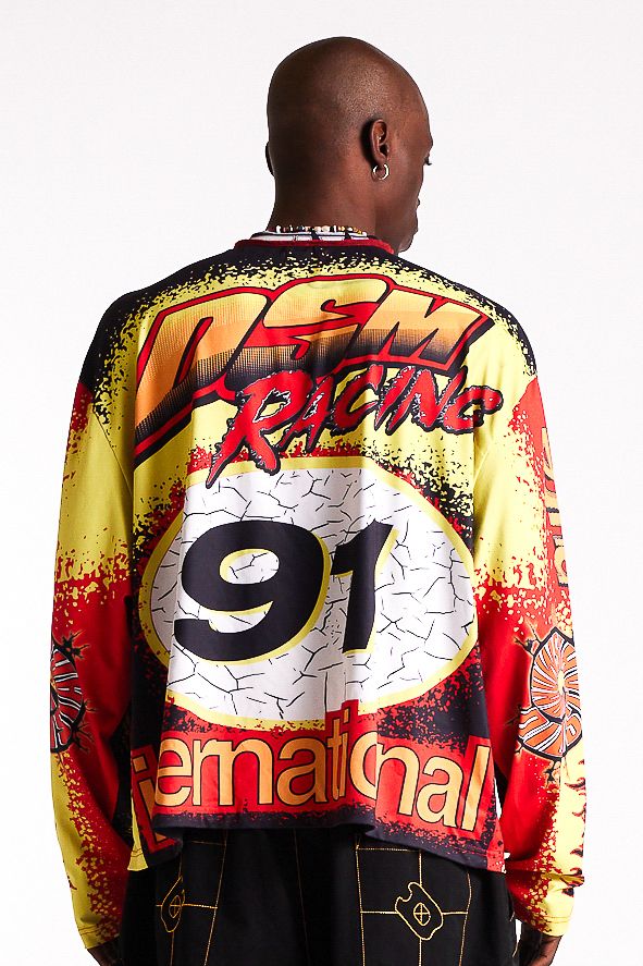 Diet Starts Monday MX Racing Jersey - Black/Red/Multi