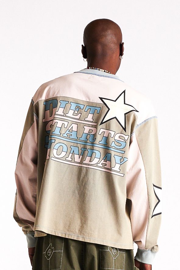 Diet Starts Monday Supercross Long Sleeve - Pink/Grey