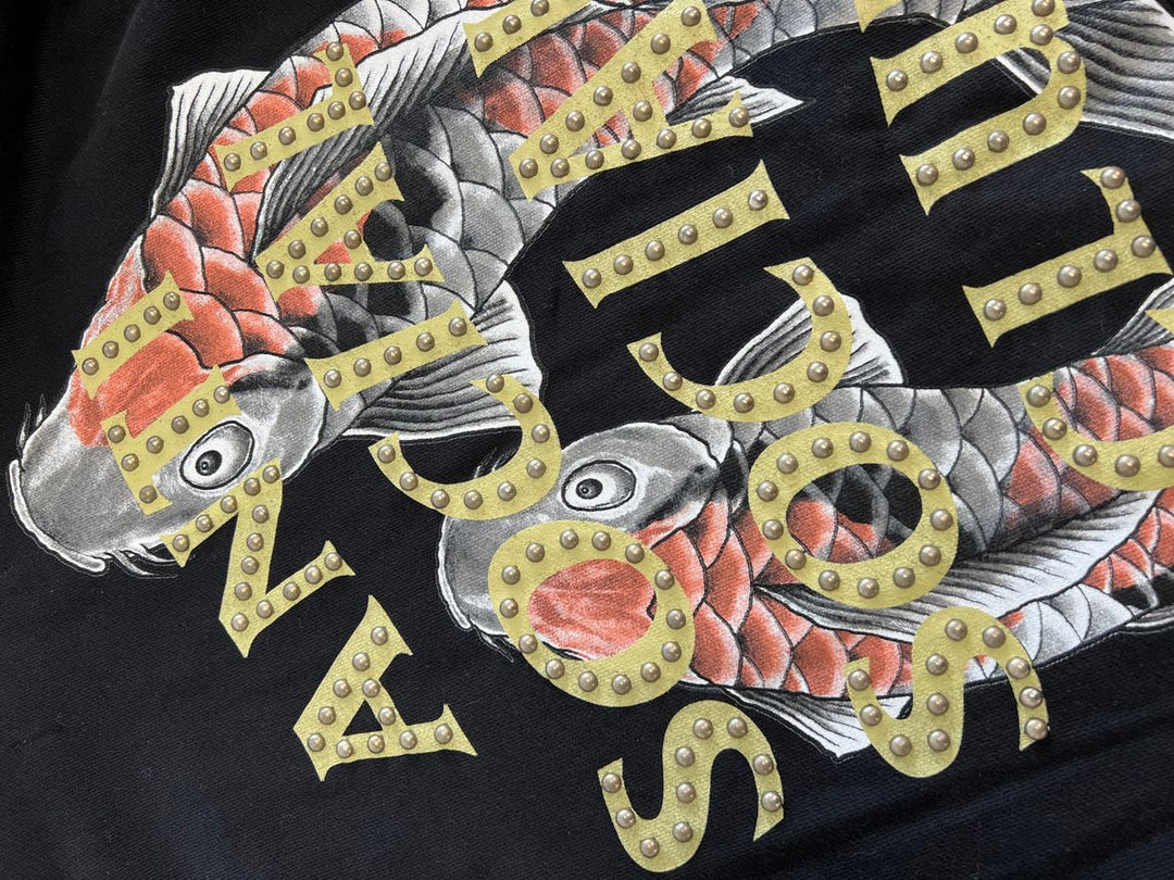 Anti Social Social Club STUDDED MIND GAMES HOODIE - Black