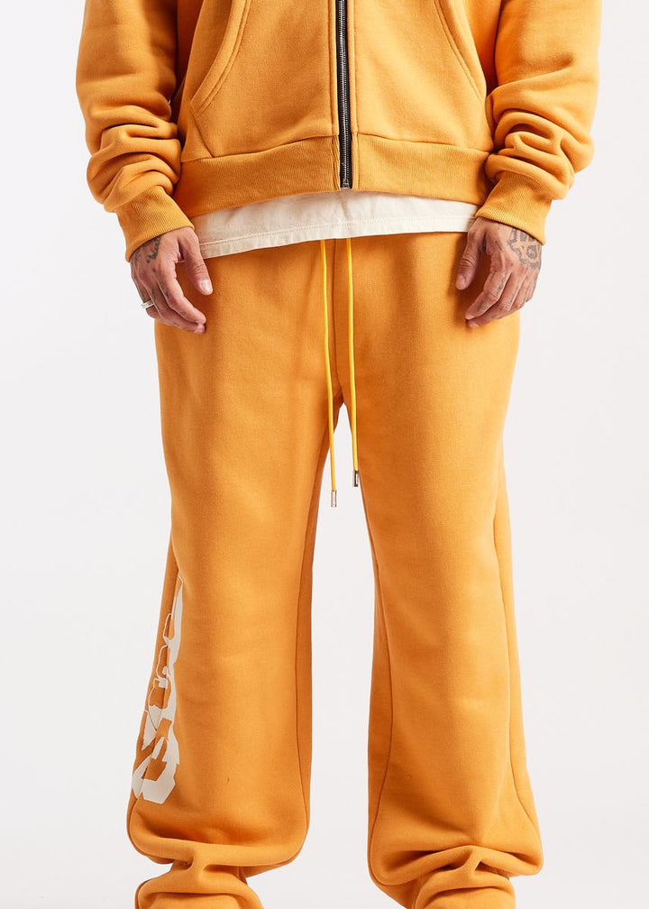 Diet Starts Monday Star Sweatpants - Yellow