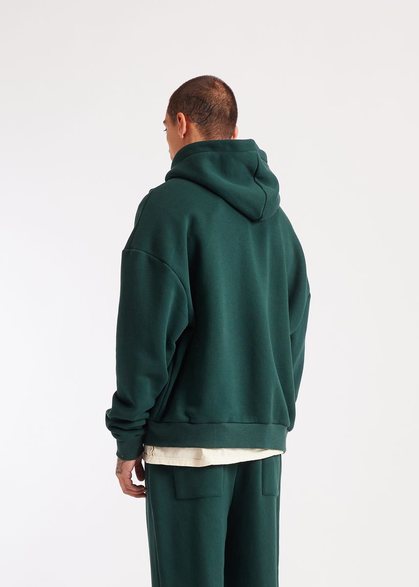 Diet Starts Monday Star Full Zip Sweatshirt - Pine