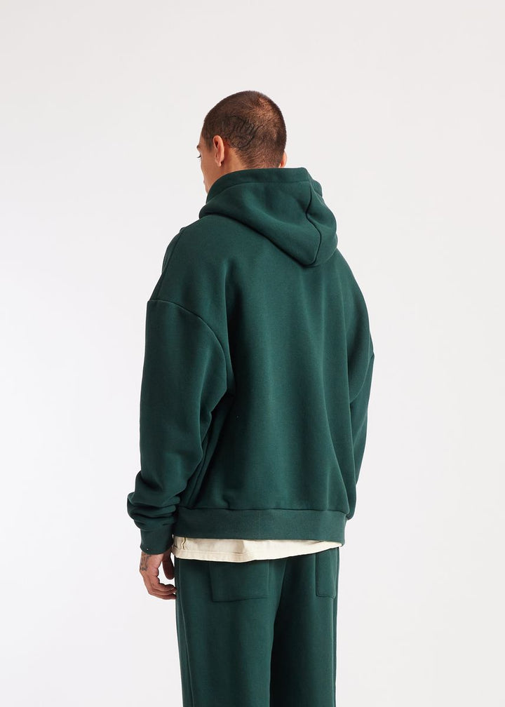 Diet Starts Monday Star Full Zip Sweatshirt - Pine