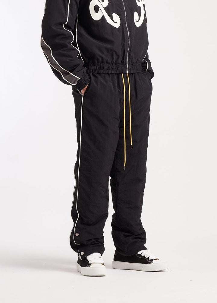 Diet Starts Monday Reverso Nylon Pant - Black/Grey