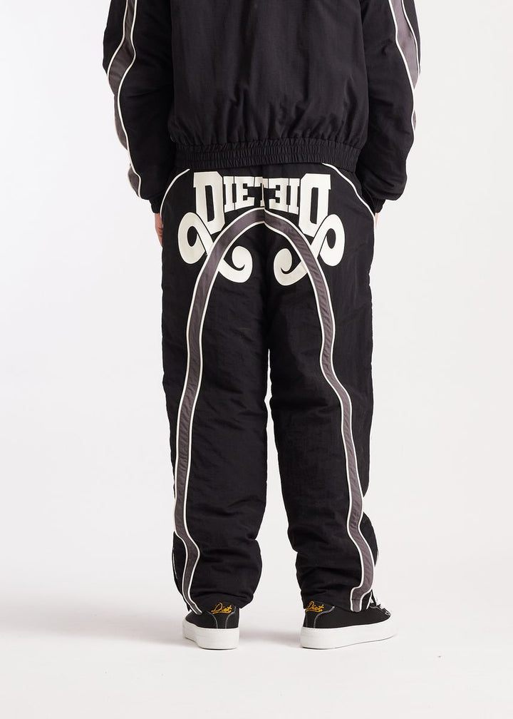 Diet Starts Monday Reverso Nylon Pant - Black/Grey