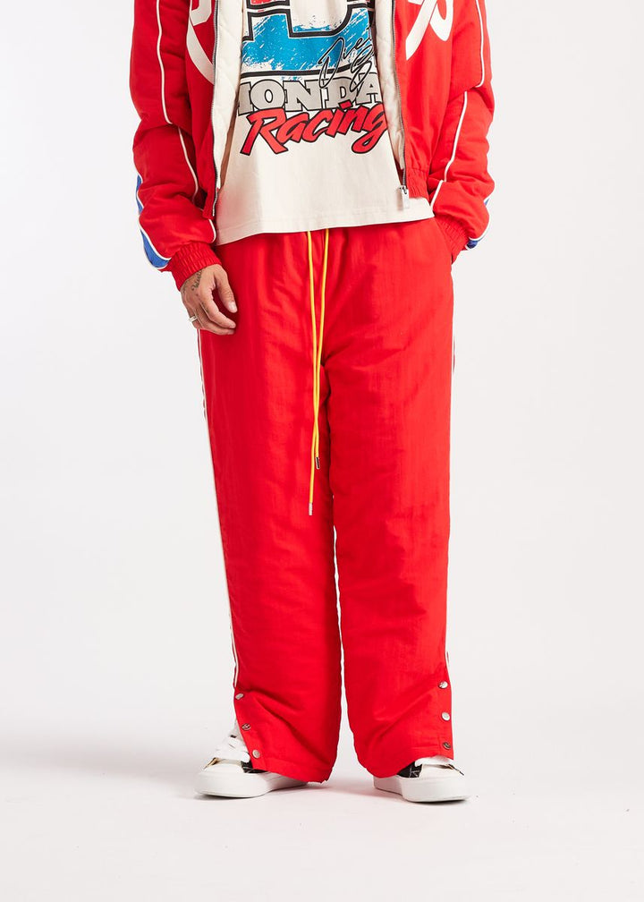 Diet Starts Monday Reverso Nylon Pant - Red/Blue