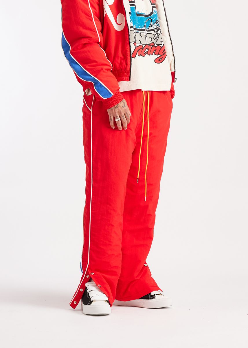 Diet Starts Monday Reverso Nylon Pant - Red/Blue