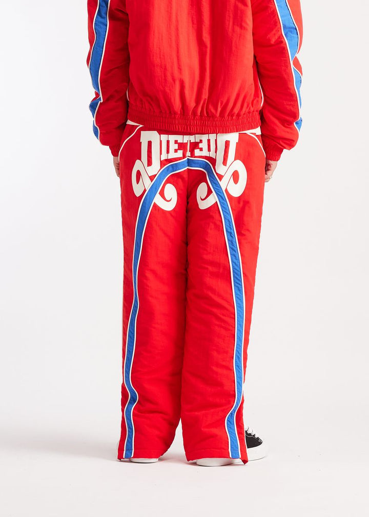 Diet Starts Monday Reverso Nylon Pant - Red/Blue