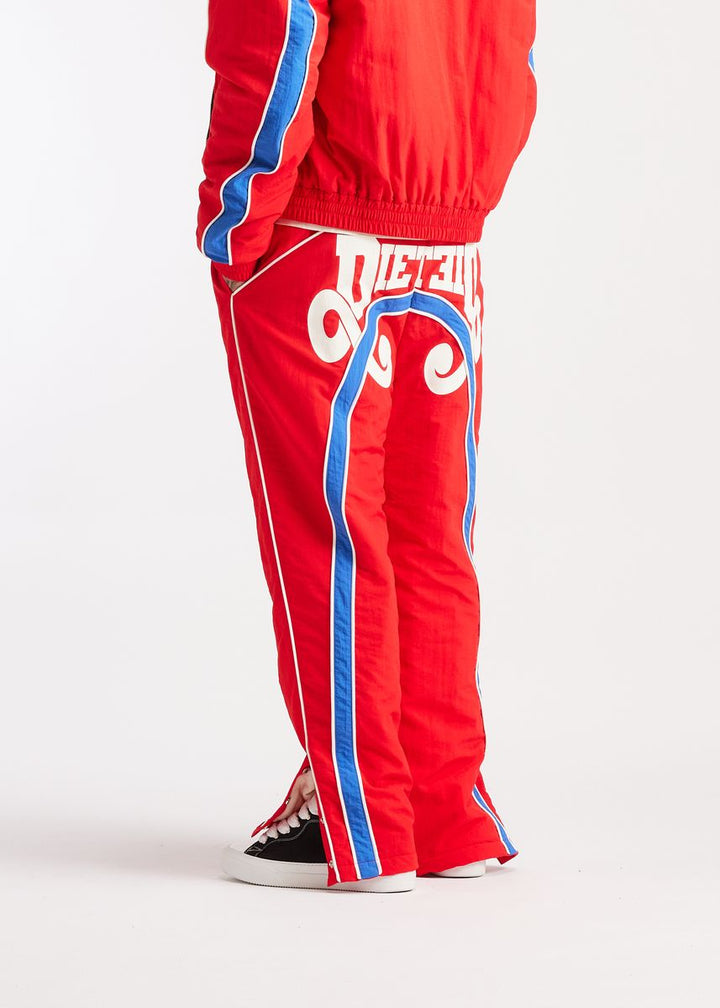 Diet Starts Monday Reverso Nylon Pant - Red/Blue