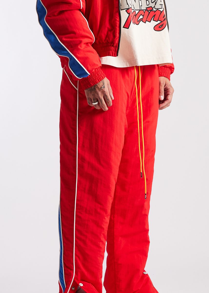 Diet Starts Monday Reverso Nylon Pant - Red/Blue